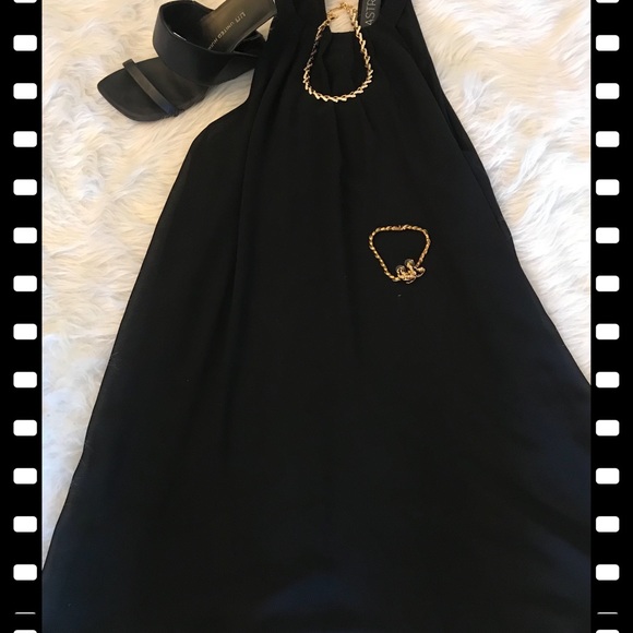 ASTR high neck trapeze  Black dress size Small - Picture 5 of 8